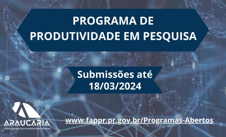 Governo do Estado investe mais de R$ 8 milhões em bolsas de produtividade em pesquisa