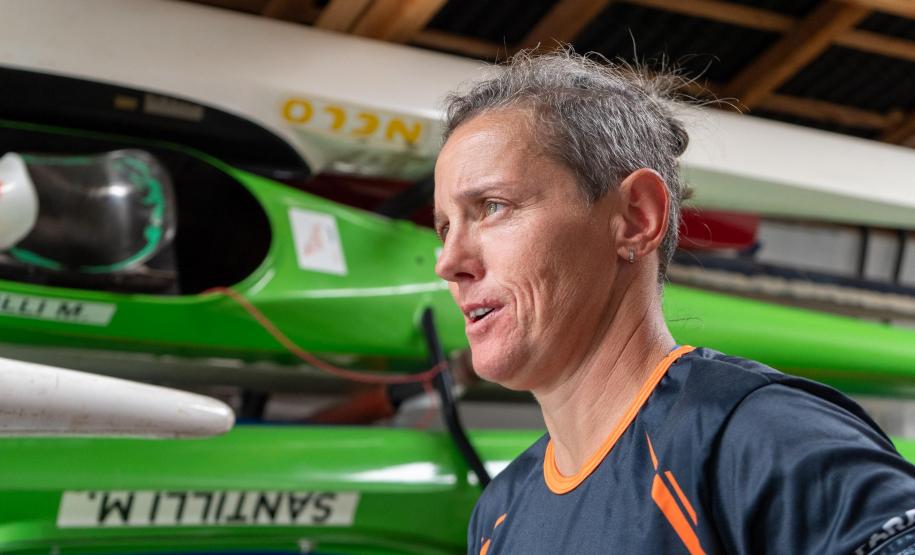 Mari Santilli mira o pódio na paracanoagem em Paris