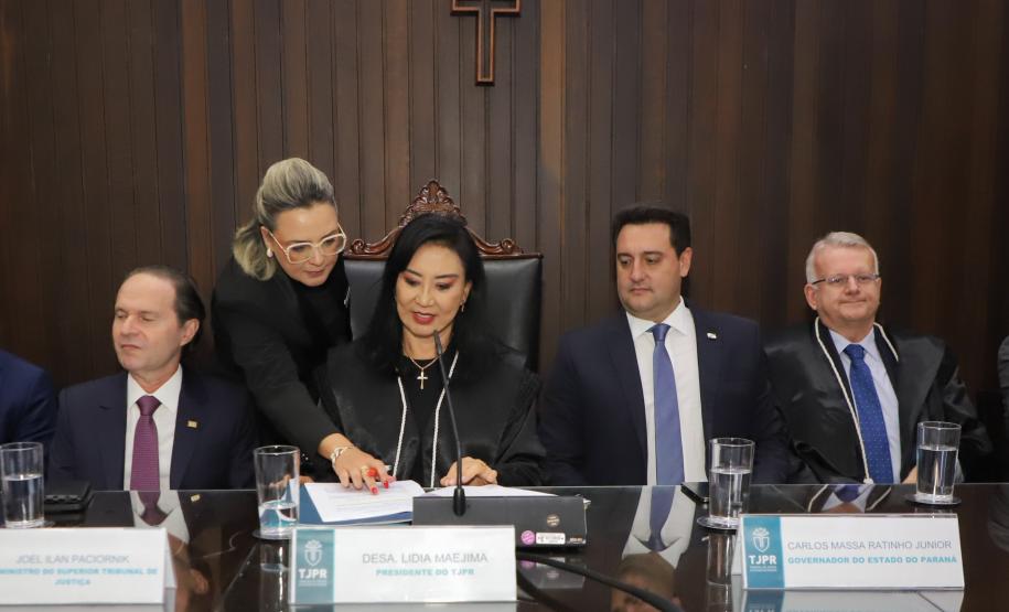 Posse da nova diretoria do Tribunal de Justiça do Estado do Paraná (TJPR)