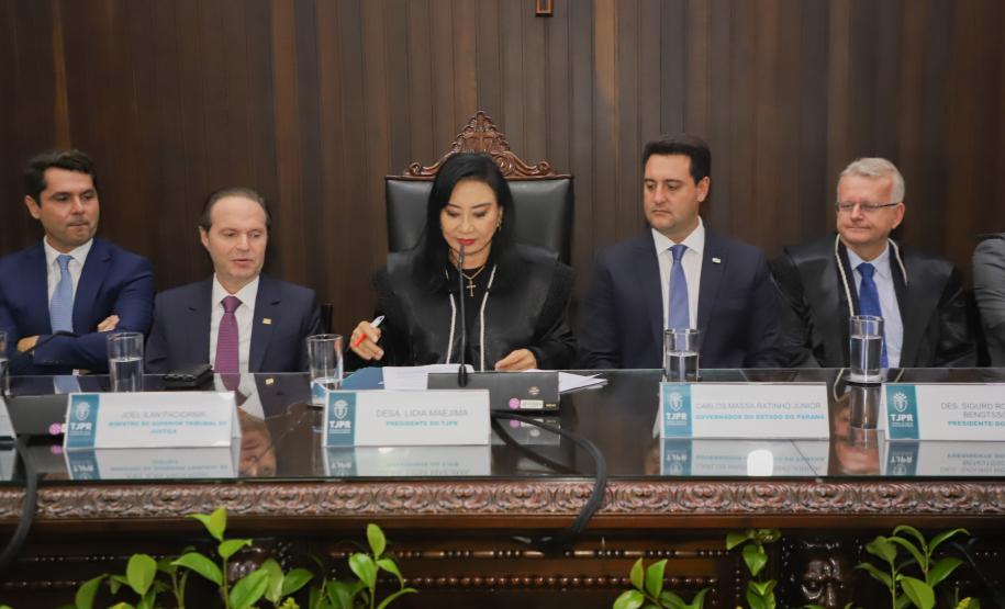 Posse da nova diretoria do Tribunal de Justiça do Estado do Paraná (TJPR)