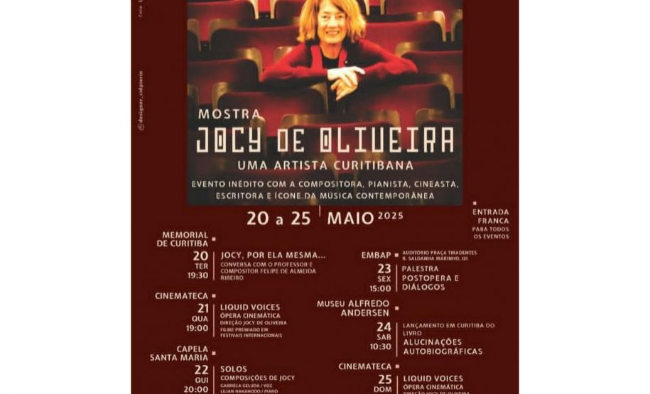 Museu Casa Alfredo Andersen recebe Jocy de Oliveira para lançamento de livro inédito