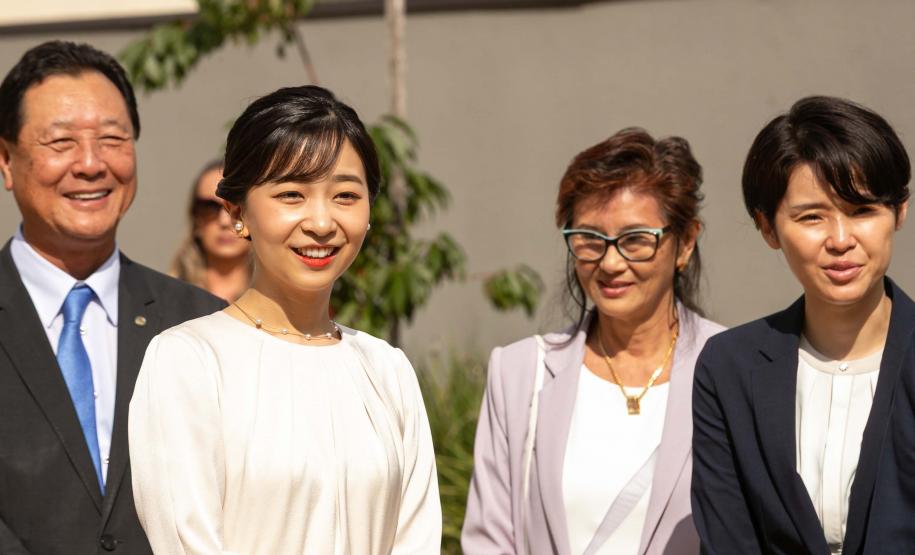 Laços históricos: governador destaca parceria do Paraná com Japão em visita da princesa