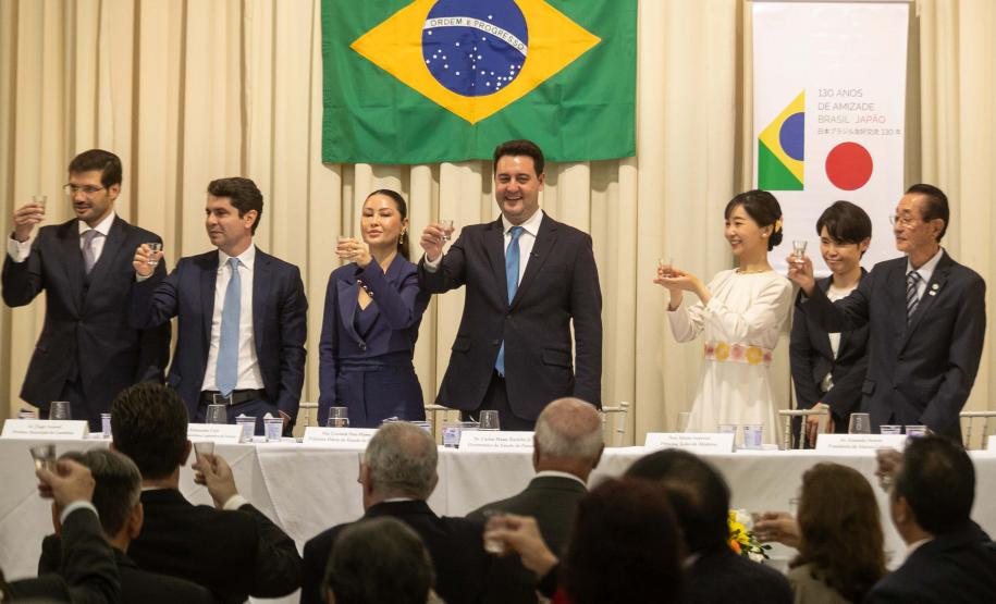 Laços históricos: governador destaca parceria do Paraná com Japão em visita da princesa