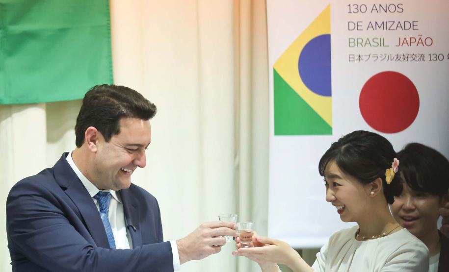 Laços históricos: governador destaca parceria do Paraná com Japão em visita da princesa