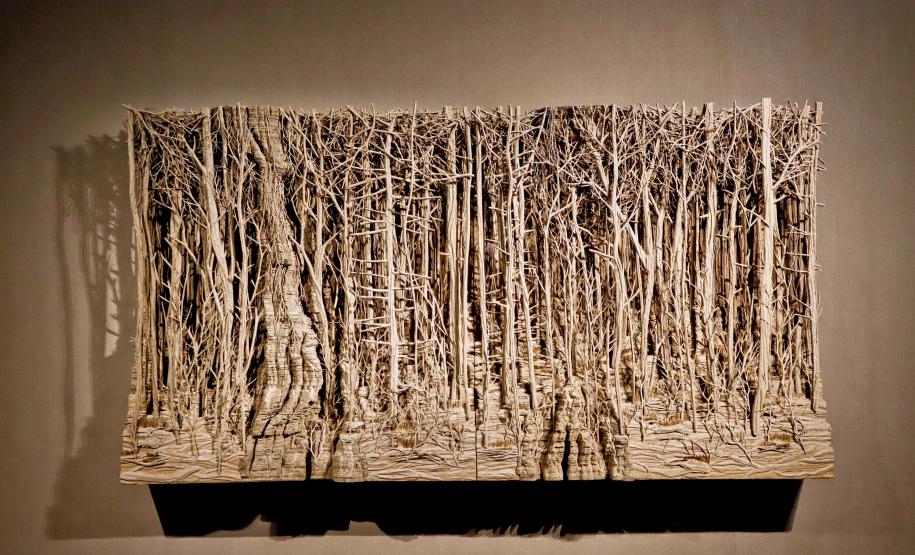 Mostra da artista francesa Eva Jospin fica em cartaz no MON até domingo