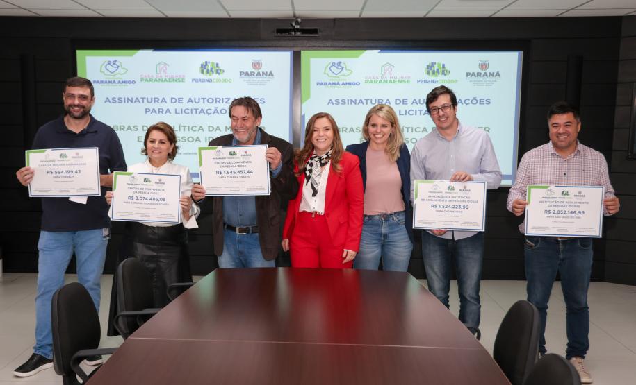 Estado libera R$ 13 milhões para Casa da Mulher e equipamentos para idosos em sete cidades