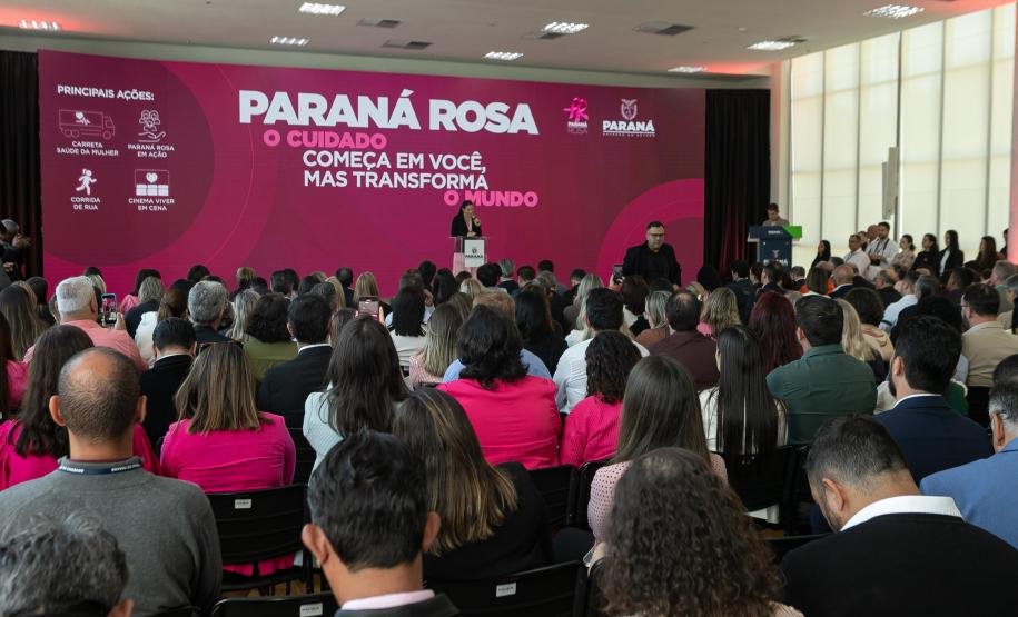Curitiba, 15 de setembro de 2025 - Lançamento da 7ª Edição do Paraná Rosa.