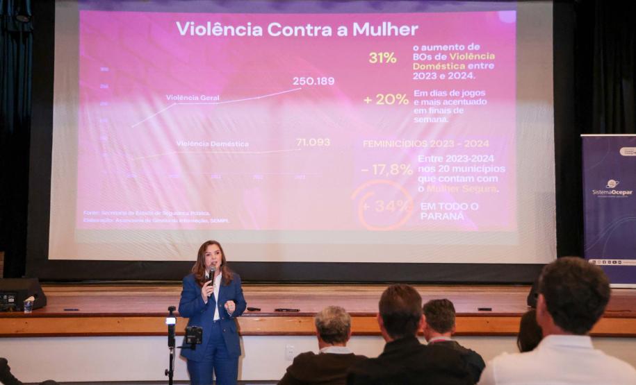 Governo do Estado e Sistema Ocepar realizam jornada de cooperação pelo fim da violência contra as mulheres