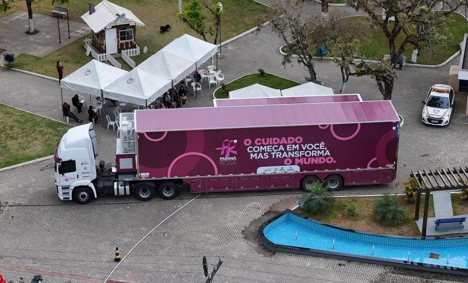 Com previsão de 1,8 mil exames, Carreta Saúde da Mulher chega a Conselheiro Mairinck