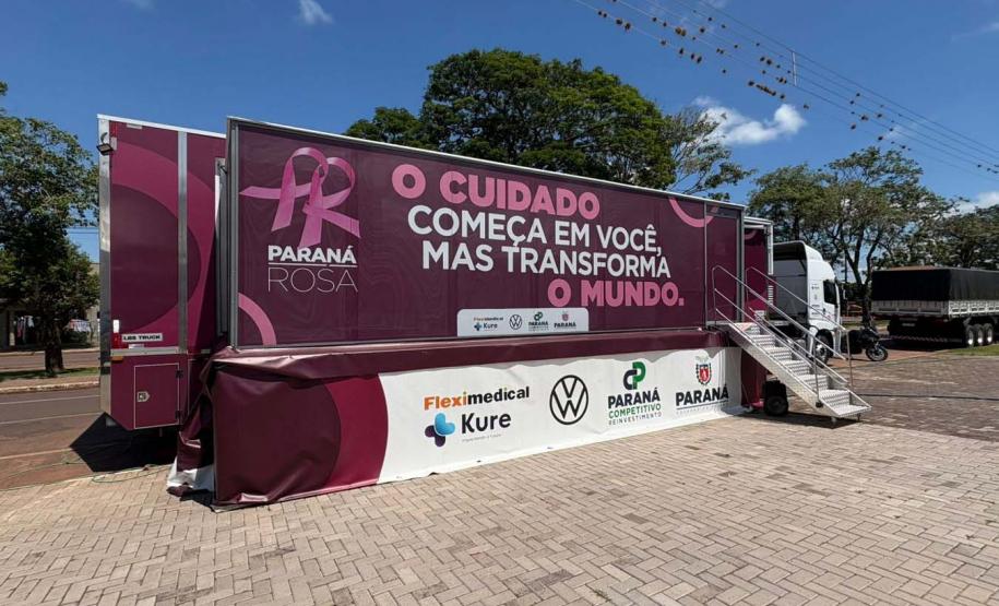 Carreta Saúde da Mulher chega a Bela Vista da Caroba para atender a região Sudoeste