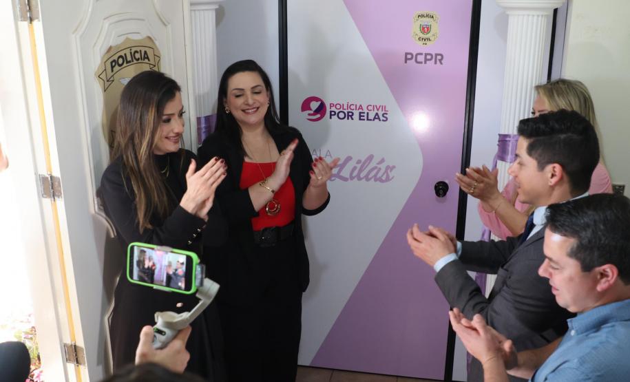 PCPR inaugura Sala Lilás para atendimento humanizado de mulheres em Carambeí