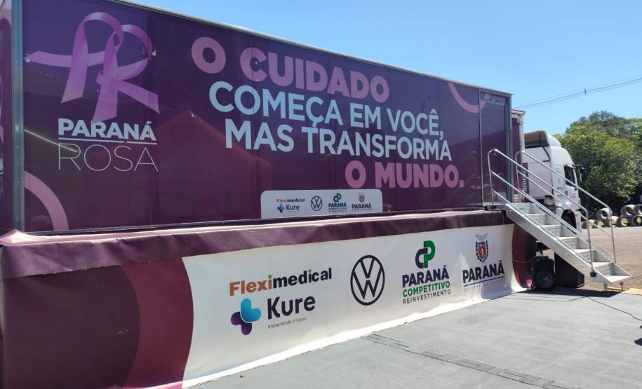 Carreta Saúde da Mulher fez mais de 1,7 mil atendimentos em Bela Vista da Caroba