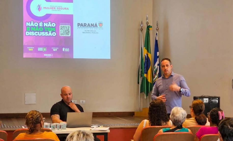Antonina recebe palestra do Programa Mulher Segura e reforça rede de proteção às mulheres