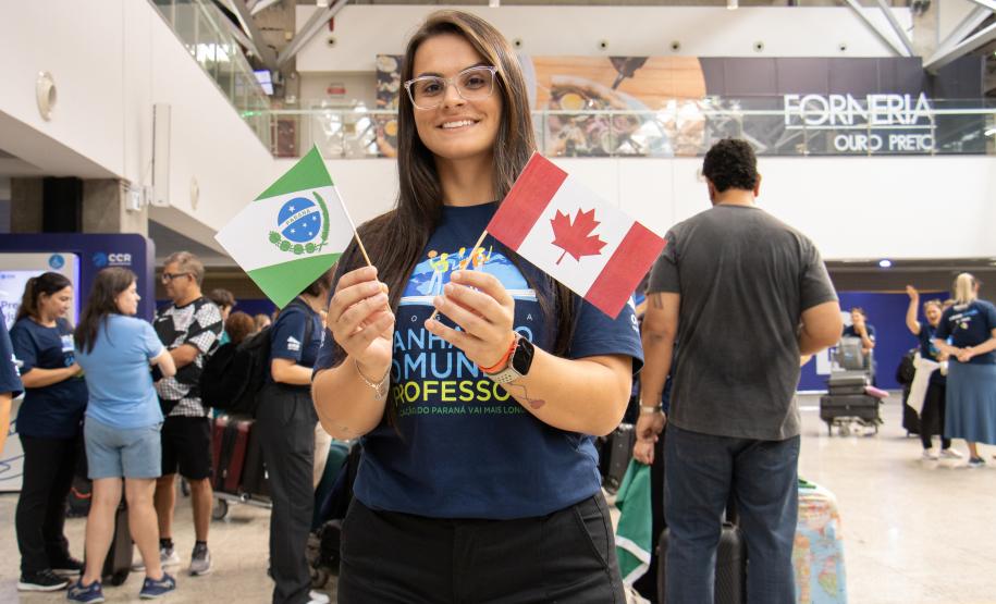Ganhando o Mundo Professor leva docente de Rio Bonito do Iguaçu ao Canadá