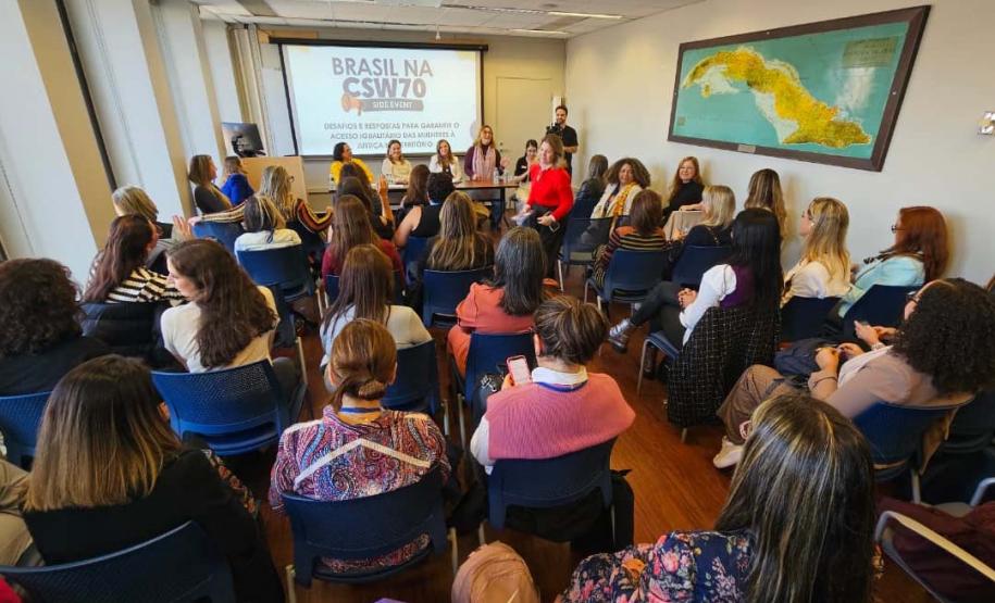 Paraná apresenta políticas para mulheres em agenda internacional em Nova York