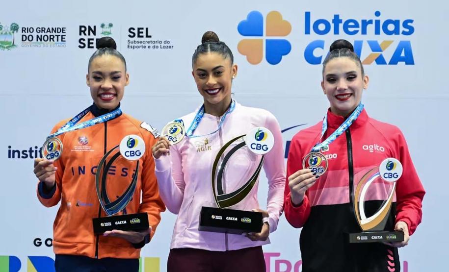É do Paraná: Bárbara Domingos conquista título no Campeonato Brasileiro de ginástica rítmica