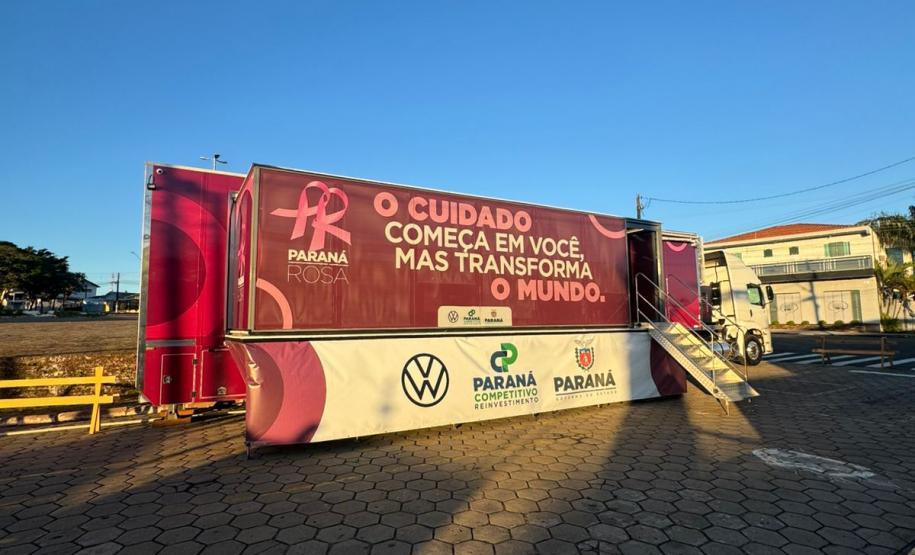 Carreta Saúde da Mulher chega a Congonhinhas para atender cinco cidades da região