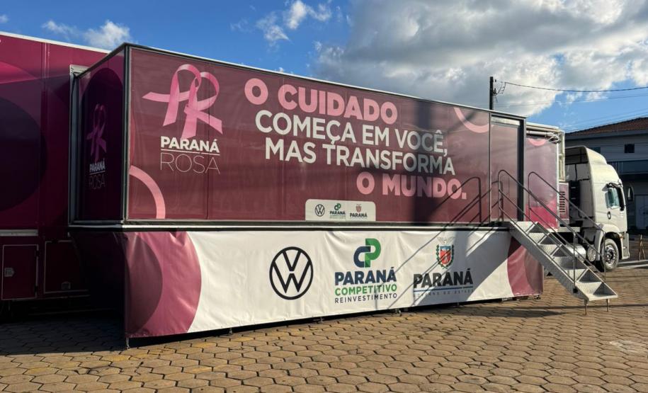 Carreta Saúde da Mulher chega a Rolândia para atender seis municípios da região